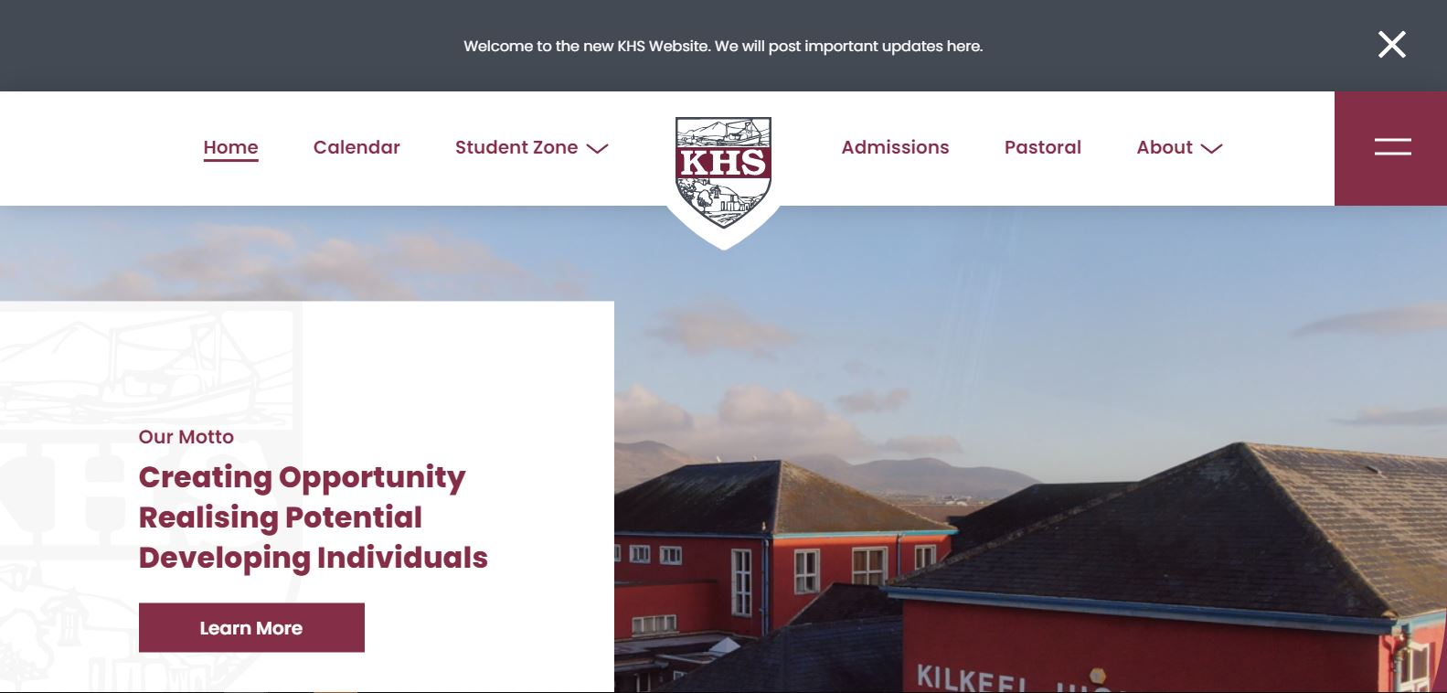 KHS WEBSITE LAUNCH 2021 - Kilkeel High School